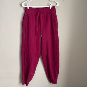 lululemon athletica Scuba High Rise Joggers Pomegranate